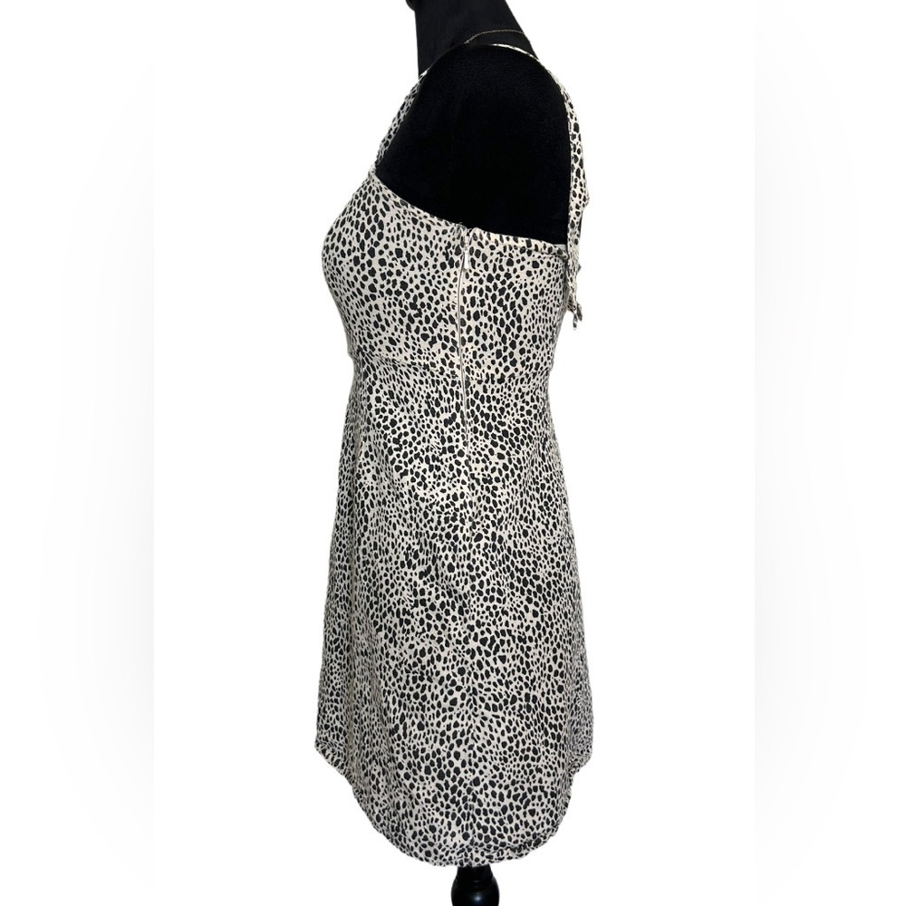 American Eagle Woman’s XS Chic Black and White Animal Print Mini Dress - Picture 4 of 8